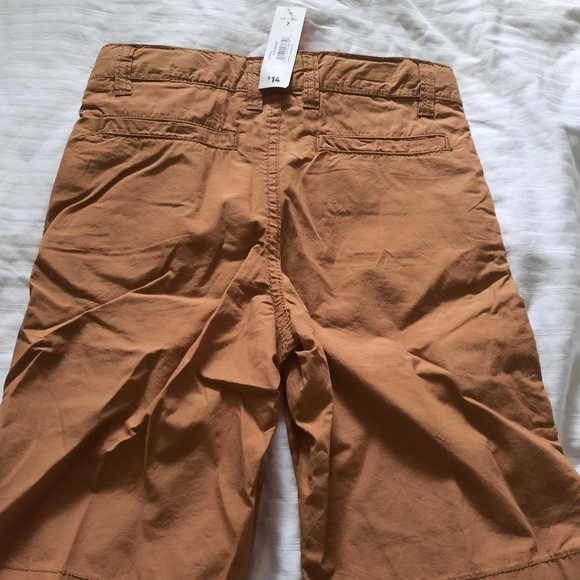 BNWT Joe Fresh kids shorts sz 7 tan & navy blue - Picture 4 of 8